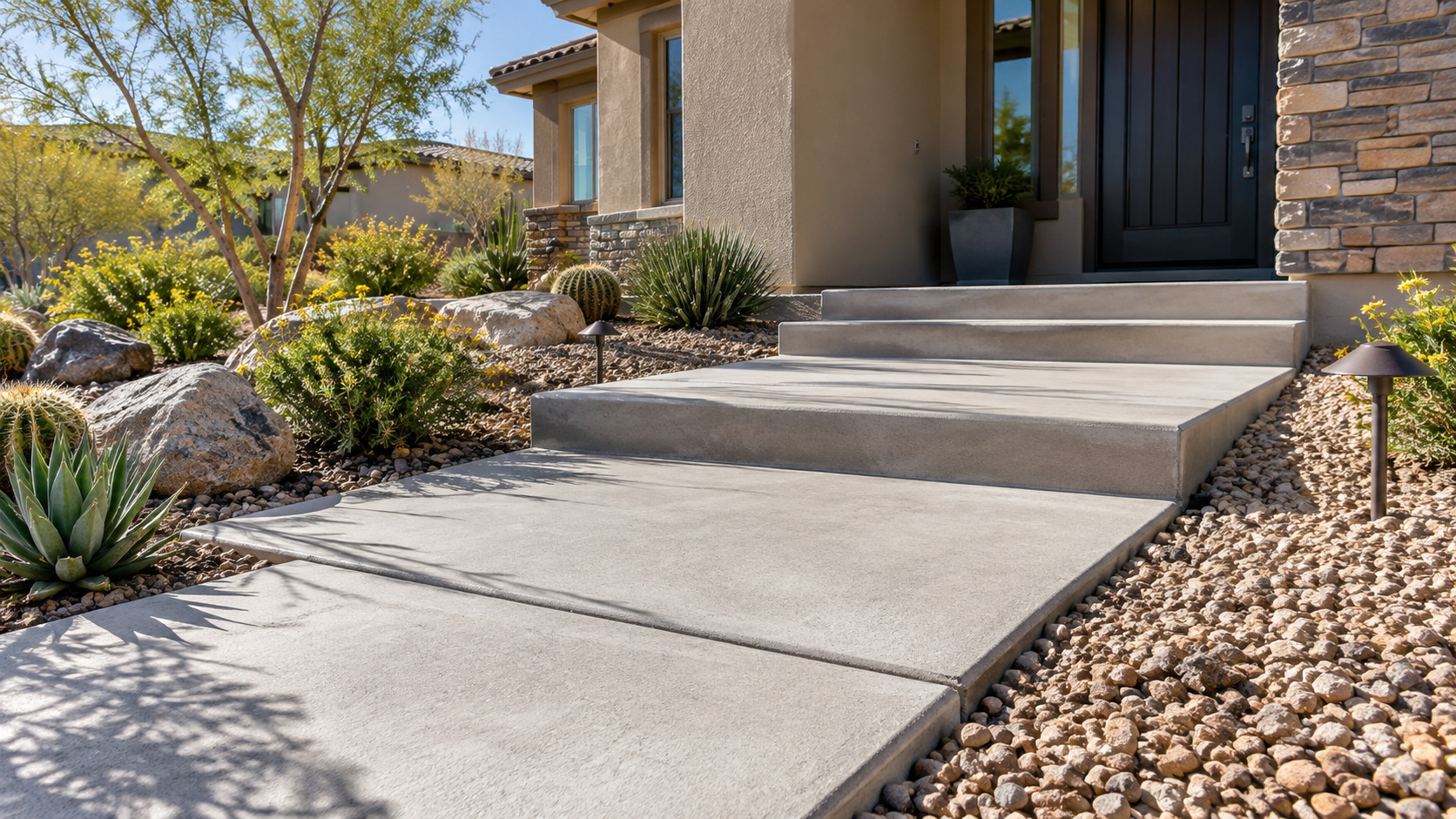 Sidewalks, Walkways & Steps
